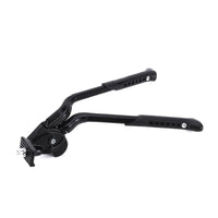 Foldable Design Double Leg Kickstand Heavy Duty Center Mount Bike Stand Easy to Install Two Leg Cycle Support Aluminum Alloy Body for Cyclists