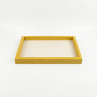 Jewelry Display Tray Slim Wooden Jewelry Tray Flat Soft for Dresser, Countertop