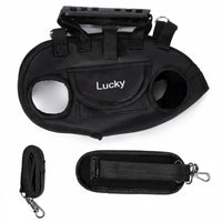 Multi-Functional Portable Dog Carrying Bag Leash Attachable Pet Carrier Sling Spine Protection Design for Outdoor