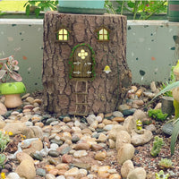 Resin Elf Glow-in-the-Dark Door and Window Hanging Ornament for Garden