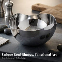 6 Pieces 10 Cm Stainless Steel Sauce Bowl Silver Shallow Stainless Steel Bowl Smooth Finish Small Soy Sauce Dish Reflective for Serving Dips