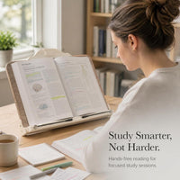 Multi-functional Desktop Book Holder Reading Stand with Phone Holder for Students and Laptops