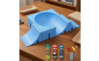 Finger Skateboard Ramp Set Modular Fingerboard Skating Area Kit Tabletop Finger Skateboard Ramp for Kids, Beginners, Desk, Classroom