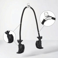 Ergonomic Cable Machine Attachment with Handles Non-Slip Tricep Rope Comfortable Tricep Pull down Rope Heavy Duty for Athletes, Strength Training