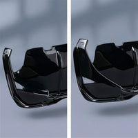 Sporty Rear Bumper Lip Air Movement Deflector Aerodynamic Rear Lower Trim Piece Long-Lasting Spoiler Scratch-Resistant for Drivers