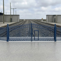 Plastic HO Scale Gate Miniature 1:87 Scale Gate Versatile Fence with Gates Realistic for Collectors