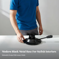 Office Chair Base Plate Sturdy Duty Chair Rotate Base Plate Bar Stool Rotate Mechanism Easy Assembly for DIY Hobbyists