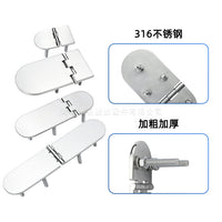 316 Stainless Steel Threaded Rod Hinge for Marine Use