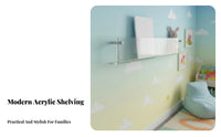Transparent Surfacemounted Rack Damagecostless Mounting Installation Transparent Picture Shelf Easy to Install Adaptable Use