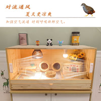 芦丁鸡抽屉式饲养殖箱保温育雏箱全套造景四季恒温箱幼鸡育雏鸡窝