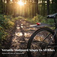 2 Pieces Front and Rear Bike Fenders Long-Lasting Mountain Bike Mudguard Adjustable Cycle Mudguard Wide Design for Rainy Days