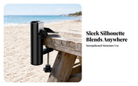 Tightening Knob Deck Umbrella Clamp Metal Umbrella Clamp Wing Handle Outdoor Shade Gear Adjustable for Balcony, Beach