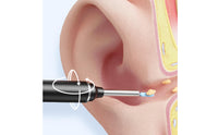 Ear Cerumen Removal Tool with Camera Easy to Use Ear Cleaning Tool with Camera Soft Slim for Adults, Home, Bathroom