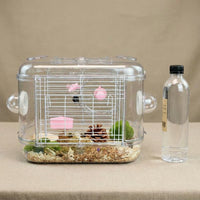 Large Hamster Cage with Multi-Layer Options, Luxury Hamster Cage Starter Kit with Ramps and Easy Tray for Syrian Dwarf Hamsters