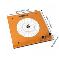 Sound Hole Rosette Tool Easy to Use Rosette Making Fixture Adjustable Soundhole Routing Jig for Luthiers, Workshop
