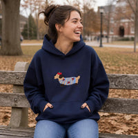 Dachshund Print Hoodie for Men and Women, Loose Fit, Autumn/Winter