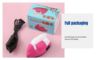 Mini Electric Iron for DIY Beadwork, Portable Ironing Tool, Suitable for Fabric Crystal Crafts, Child-Friendly Design