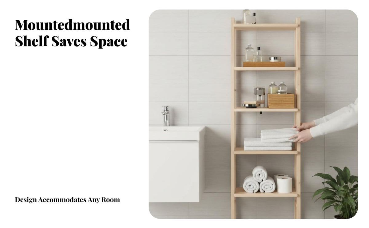 Nordic design tilting Ladder Shelf Minimalist Design Tiered Ladder Shelf adaptable Shelving unit Space-Saving for Decor lovers, homeowners, Students, Bathroom, Small areas, Living Room, Bedroom