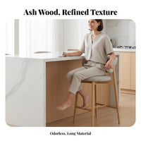 High Stool with Backrest Italian design Bar Chair Modern Minimalist Design Upholstered Seat for Homeowners, Restaurant