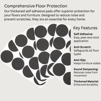 Silicone Rubber , Thickened Chair Leg Pads Anti-Slip for Tables and Chairs, Chair Leg Covers for Hardwood Floors