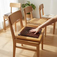 Breathable Wooden Frame Mesh Seat Cushion for Office and Home