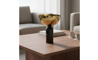 Travertine Tray Modern Minimalist Marble Tray Unique Porous Texture Table Decor for Living Room, Guesthouse