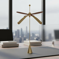 Balancing Dragonfly Figurine Modern Minimalist Home Golden Finish Tone Room Highlight for Entryway