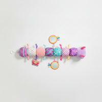 Musical Stuffed Toy with Ruler Soft Caterpillar Toy with Crinkle Music Sensory Stuffed with Rattle Textured for Babies, Infants, Newborns, Nursery, Crib, Tummy Time