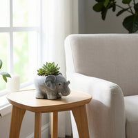 Elephant Planter Decorative Elephant Flowerpot Whimsical Cute for Gardeners, Windowsill, Desk