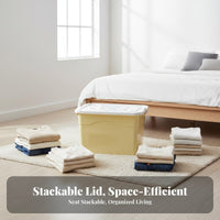 Wheeled Under-Bed Box Large Capacity Wheeled Latching Tote sturdyDuty Complimentary for Families, homeowners