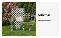 Wooden Lattice Fence Climbing Vine Support Weather-Resistant Climbing Plant Support Panel for Gardeners, Balcony