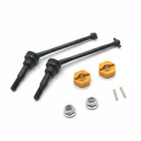 1/12 Scale RC Car Front Drive Shaft Steel Construction High Durability Universal for Rough Terrain