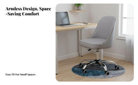 Minimalist Design Armless Upholstered Chair Modern design Home Furnishing Space-Saving Indoor Furniture Comfortable Padding for Students, Remote Workers, Apartment Dwellers, Study Room, Bedroom