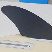 Black Surfboard Tail Fin Streamlined Nylon Fiberglass Fin Plastic Board Accessory