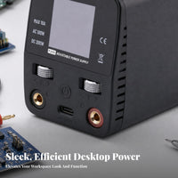Adjustable Bench Power Supply Cooling Vents Adjustable Power Supply Adjustment Dial Adjustment Knob