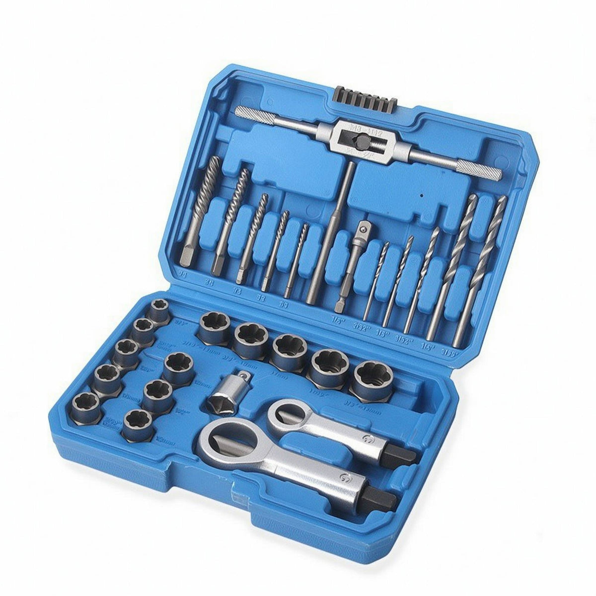 Screw and Nut Extractor Kit Compact Screw Extractor Set with Storage Case Portable Tool for Handymen