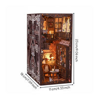 DIY Bookend Scene Model Kit Creative Bookend Scene Wooden Pieces 3D Puzzle House