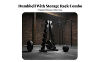 Commercial Grade Fixed Dumbbell Solid Steel Construction Polygonal Dumbbell Anti-Roll Design 10-Sided Hand Weight Non-Slip Handle for Weightlifters, Bodybuilders, Home Gym