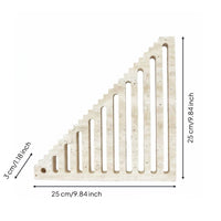 Marble Ornament Handcrafted Stone Abstract Ornament Low-Maintenance Modern Rock Sculpture for Office, Living Room