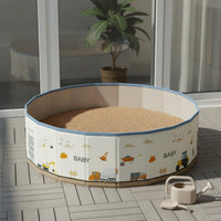 Safe and Odorless Kids Indoor Sandbox Easy Storage Portable Ball Play Area Multi-Functional Playpen Large Capacity for Toddlers, Playroom