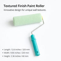 Defike Lychee Texture Paint Roller, 4 Inch Composite Fiber Disc Brush for Textured Finishes, Latex Paints, Building Materials, DIY Painting