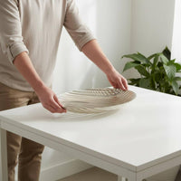 Electroplated Iron Serving Platter Versatile Fruit Bowl Nordic Design High Foot Candy Plate for Party
