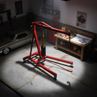 Detailed Miniature Engine Hoist Model Display Decor Display Scene Accessory Photo Prop for Collectors