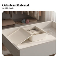 Compartmentalized Underwear Box sectional Drawer Organizer adaptable for Students