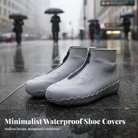Zipper Closure Waterproof Silicone Shoe Cover Wear-Resistant Silicone Shoe Cover Long-Lasting for Adults, Women, Outdoor, Rainy Days