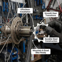 Chrome Steel Freewheel Cog, Mountain Bike Cassettes, Chrome Steel Flywheel Gear, Mountain Bike Freewheel