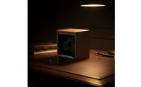 Wooden Watch Winder Box Rotating Automatic Watch Winder Compact Display Case Tabletop for Dresser, Bedroom