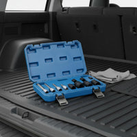 11 Pieces Brake Caliper Socket Set High Force Serrated Bit Socket Set Industrial Grade Brake Caliper Removal Kit for DIY Enthusiasts, Garage