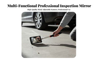 Vehicle Undercarriage Inspection Mirror Illuminated Telescoping Inspection Mirror Distortion-Clear Reflection