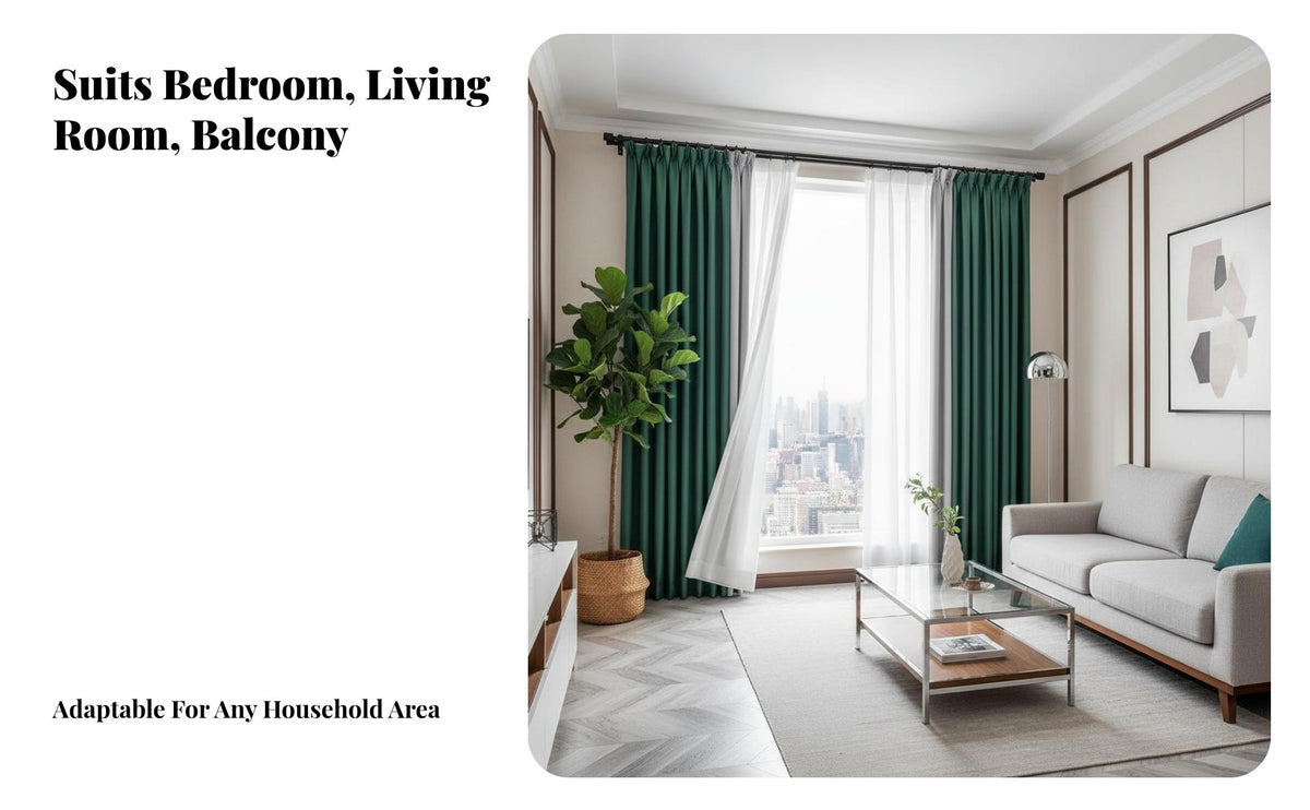 Room Darkening Blackout Curtain 95% Light Blocking Grommet Top Blackout Curtain Thermal Insulated Window Covering Energy Saving for Rotating Workers, Homeowners, Parents, Bedroom, Balcony, Nursery, Sliding Door
